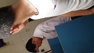 Asian Chinese Guy Boy Male Huge Uncut Cock Dick Pissing Urinal Public