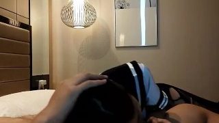 chinese bitch girl friend blowjob Black stockings Sailor suit
