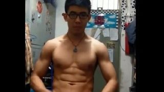 Chinese muscle Glasses Nerd