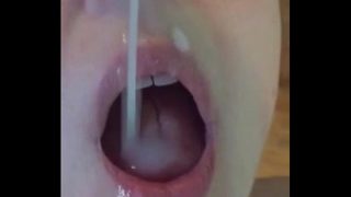 Cum in my sexfriend’s mouth