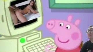 【抖音TikTok】小猪佩奇和孙笑川看黄片 Peppa Pig&Sun xiaochuan watch porn videos in Shanghai